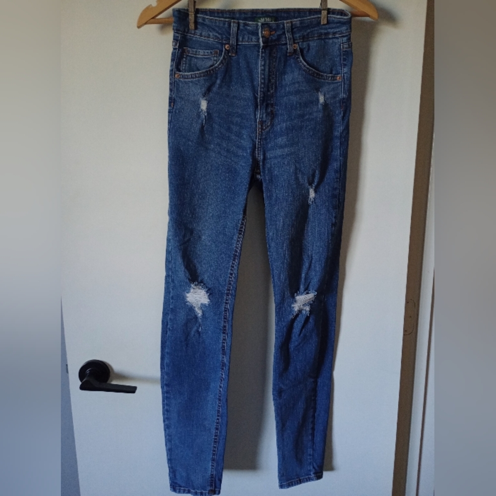 Wild Fable Highest Rise Distressed Skinny Jeans Size 4